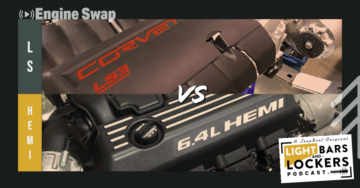 Ep. 208. SHOWDOWN!  Hemi vs LS:  Which Engine Reigns Supreme